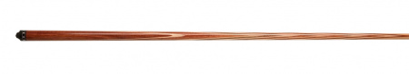 Бильярдный кий для русского бильярда Виолет цельный, 10 запилов (сапели, граб)